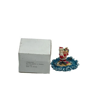 Christmas Ornament- Santa on Beach 3”